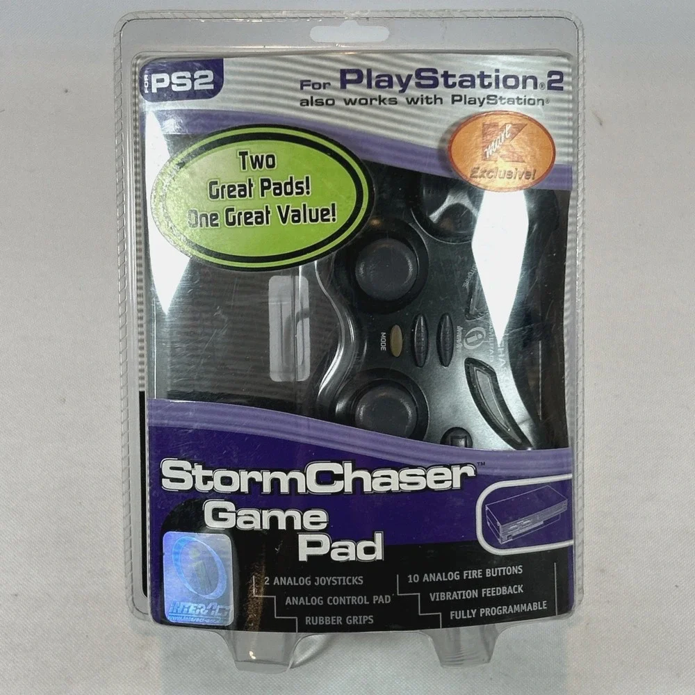 Vintage Interact Storm Chaser Wired Game Pad Controller Sony Playstation PS2 NOS